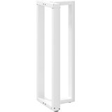  Noge za barski stol T-oblika 2 kom Bijele 40x35x(110-111) cm Čelik | shoptok.hr