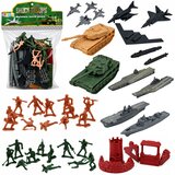 Military Set Soldiers Vehicles Ships Fighters Base 54 pcs. | shoptok.hr
