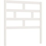  Posteljno vzglavje belo 81x4x100 cm trdna borovina, (20646219) | Shoptok.si