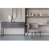 White Label Temno rjava komoda iz masivnega tika Webster – | Shoptok.si
