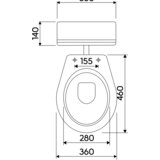  WC školjka Kolo Idol (odtok v tla) | Shoptok.si