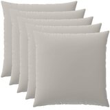  Presvlaka za jastuk 6 pcs HEERLEN Siva 65 x 65 cm Poliester | shoptok.hr