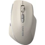 Canyon MW-21, 2.4 GHz Wireless mouse ,with 7 buttons, DPI 800/1200/1600, Battery: AAA*2pcs,Cosmic Latte,72*117*41mm, 0.075kg - CNS-CMSW21CL