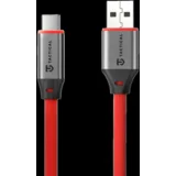 FAT MAN podatkovni kabel Type C dožina 1 m 2.0 - rdeč