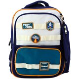 Školski ruksak s motivom svemira i pernicom 16L - bijelo/plava | Shoptok.si