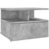 The Living Store Stenska nočna omarica betonsko siva 40x31x27 cm inženirski les - Stenska Nočna Omarica, (21420796) | Shoptok.si