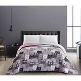 DecoKing Prekrivač Cats Invasion 260x280 cm, siva | shoptok.hr