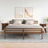 vidaXL Nočna omarica 2 kosa rjavi hrast 46,5x29x61 cm inženirski les | Shoptok.si