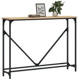  Konzolni stol boja hrasta 102 x 22 5 x 75 cm konstruirano drvo | shoptok.hr