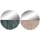 Zidno ogledalo DKD Home Decor Zelena zlatan šiške 50 x 0 5 x 50 cm (2 kom.)  Zidno ogledalo DKD Home Decor Zelena zlatan šiške 50 x 0 5 x 50 cm (2 kom.) Slike