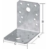 VORMANN spojni kutnik (60 x 60 x 45 mm, 1 kom., pocinčano) | shoptok.hr