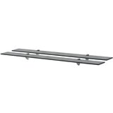 Maison Chic 2 kosi Stenske Police - Viseče police steklo 100x20 cm 8 mm, (21793951) | Shoptok.si