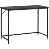 Moderna računalniška miza ® 100 × 50 × 76 cm - industrijska miza v mansardi, črna, (5000125680)