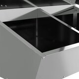 Hranilica za svinje Srebrno 55 x 51 x 91,5 cm Cinkani čelik | Eponuda.com