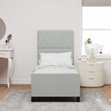  s opruga kutije Svjetlosiva 80 x 200 cm Baršun | shoptok.hr