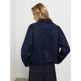 Sinsay Bomber jakna od imitacije brušene kože s kopčom | shoptok.hr