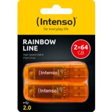 (Intenso) USB Flash drive 64GB Hi-Speed USB 2.0,Rainbow Line, 2 kom – USB2.0-64GB/Rainbow, 2 kom | Eponuda.ba