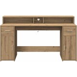  Radni stol s LED svjetlima 160x55x91 cm konstruirano drvo | Eponuda.com