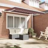 vidaXL Zamenjava Tende Tkanina za 3x2 m Okvir Rjava | Shoptok.si