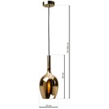  Luster na sajli LUGANO 1xE14/40W/230V zlatna Slike