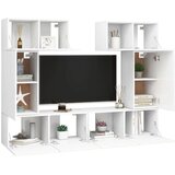  6-dijelni set TV ormarića bijeli od iverice | shoptok.hr