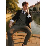 Sinsay Prsluk za odijelo u kariranoj šemi | shoptok.hr