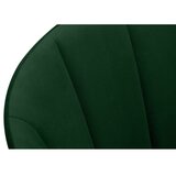  Trpezarijska stolica BAKERI 86x48 cm tamno zelena/svetli hrast | Eponuda.com