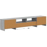  5-dijelni LED TV ormarić Siva Sonoma Konstruirano drvo - Siva Sonoma 100 cm | shoptok.hr