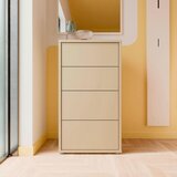 CARRYHOME Komoda Alice, Svetlo Rumena | Shoptok.si