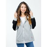 Glano Women's sweatshirt - light grey Cene