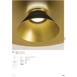  Redo 01-3001 - LED luster na sajli FARGO LED/16,5W/230V prečnik 50 cm crna/zlatna | Eponuda.com