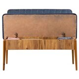 Hanah home trpezarijska klupa vina bank dark blue atlantic | ePonuda.com