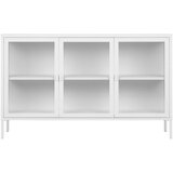 House Nordic Bijela metalna vitrina 140x85 cm Brisbane – u