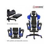 Herzberg HG-8083 gaming in pisarniška stolica s linearno akcentacijo | Shoptok.si