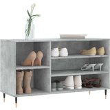 Ormarić za cipele boja betona 102x36x60 cm konstruirano drvo | shoptok.hr
