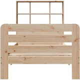  Posteljni okvir brez vzmetnice 75x190 cm trdna borovina, (21607313) | Shoptok.si