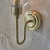  Endon 107792 - Zidno svetilo STOURTON 1xE14/6W/230V mesing | Eponuda.com