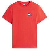 Tommy Jeans Majica 'ESSENTIAL' mornarsko plava / svijetlocrvena / bijela Cijene