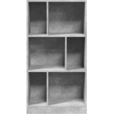  Regal za knjige boja betona 57x28,5x107,5 cm konstruirano drvo | Eponuda.com