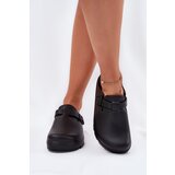 EVENTO Women Foam Slippers With Strap And Buckle Black Larinie | shoptok.hr