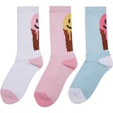 Mister Tee Fancy Ice Cream Socks 3-Pack White/Multicolored | Shoptok.si