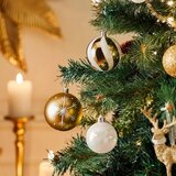  Set novogodisnje dekoracije belo zlatna 60 kom | Eponuda.com