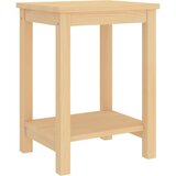 vidaXL Nočna omarica svetli les 35x30x47 cm trdna borovina | Shoptok.si