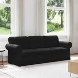 Kavč Črna Splošne dimenzije: 215 x 82 x 80 cm (Š x G x V) Žamet, (5000146319)