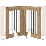  Vrata za pse s postoljem 2 pcs Hrast artisan 60 x 80 cm | shoptok.hr