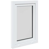 vidaXL Kletno okno "RISOR" 60x100 cm vrtljivo-nagibno DIN levo belo | Shoptok.si