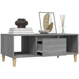  Klubska mizica siva sonoma 90x50x36,5 cm inženirski les, (20714259) | Shoptok.si