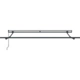 vidaXL Ručna uvlačiva tenda crvena i bijela pruga 350x250 cm. | shoptok.hr