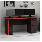 Hanah home Gaming sto Phoenix 10, 150x78x60 cm, Crveno-crni | ePonuda.com