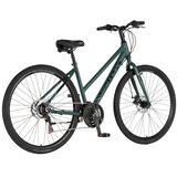 Visitor bicikl city ridge 28" alu 17" disk dupli 18 brzina 167-192cm(l/xl) zeleni mat 1282082 | Eponuda.com